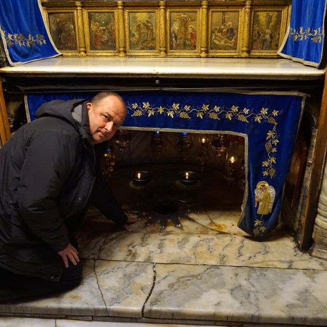 De geboortester in Bethlehem.